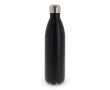 Dubbelwandige lekvrije RVS fles 1000ml kleur zwart