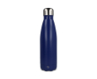 Lekvrije thermosfles van gerecycled roestvrij staal 500 ml kleur donkerblauw