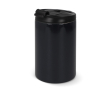 Kleurrijke lekvrije RVS takeaway beker 200ml kleur zwart