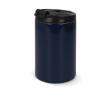Kleurrijke lekvrije RVS takeaway beker 200ml kleur donkerblauw