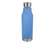 Herbruikbare RPET fles met lekvrije dop en frosted afwerking 600 ml kleur blauw