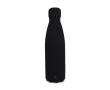 Thermosfles 500 ml van gerecycled roestvrij staal met zachte touch kleur zwart
