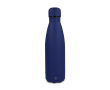 Thermosfles 500 ml van gerecycled roestvrij staal met zachte touch kleur donkerblauw