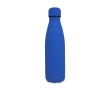 Thermosfles 500 ml van gerecycled roestvrij staal met zachte touch kleur blauw