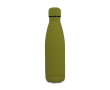 Thermosfles 500 ml van gerecycled roestvrij staal met zachte touch kleur olijfgroen