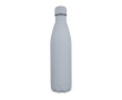 Fles van gerecycled roestvrij staal met logo 750 ml kleur grijs