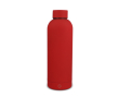 Thermosfles 500 ml van gerecycled roestvrij staal met lekvrije sluiting kleur rood