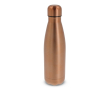 RVS fles in metallic kleuren 500ml kleur mahonie