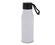 Matte RVS fles met koord 600ml kleur wit