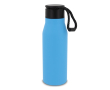 Matte RVS fles met koord 600ml kleur lichtblauw