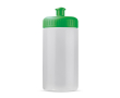 BPA-vrije sportbidon van bioplastic, gemaakt in de EU 500ml kleur doorzichtig groen