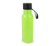 RPET fles met gekleurde rubberen draaggreep 600ml kleur limoen groen