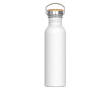 RVS lekvrije fles met poedercoating 750 ml kleur wit