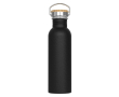 RVS lekvrije fles met poedercoating 750 ml kleur zwart
