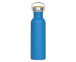 RVS lekvrije fles met poedercoating 750 ml kleur lichtblauw