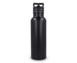 Roestvrijstalen thermofles met drinktuit en draaglus 500 ml kleur zwart