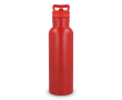 Roestvrijstalen thermofles met drinktuit en draaglus 500 ml kleur rood