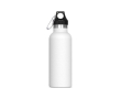 Lekvrije RVS fles met karabijnhaak 500ml kleur wit