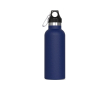 Lekvrije RVS fles met karabijnhaak 500ml kleur donkerblauw