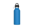 Lekvrije RVS fles met karabijnhaak 500ml kleur lichtblauw