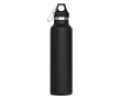 Lekvrije RVS fles met karabijnhaak 650ml kleur zwart