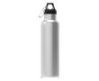 Lekvrije RVS fles met karabijnhaak 650ml kleur zilver
