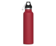 Lekvrije RVS fles met karabijnhaak 650ml kleur donkerrood