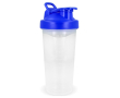 Lekvrije plastic shaker met mixinzet 700 ml kleur donkerblauw