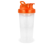 Lekvrije plastic shaker met mixinzet 700 ml kleur oranje