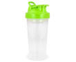 Lekvrije plastic shaker met mixinzet 700 ml kleur limoen groen