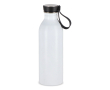 RVS fles met siliconen draaglus in de dop 500 ml kleur wit