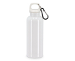 Plastic fles in felle kleuren met bijpassende dop 500 ml kleur wit