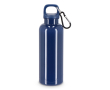 Plastic fles in felle kleuren met bijpassende dop 500 ml kleur donkerblauw