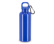 Plastic fles in felle kleuren met bijpassende dop 500 ml kleur blauw