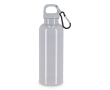 Plastic fles in felle kleuren met bijpassende dop 500 ml kleur grijs