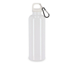 Plastic fles in felle kleuren met bijpassende dop 750 ml kleur wit