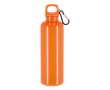 Plastic fles in felle kleuren met bijpassende dop 750 ml kleur oranje