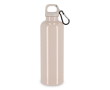 Plastic fles in felle kleuren met bijpassende dop 750 ml kleur beige