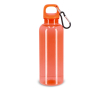 Plastic fles in heldere transparante kleuren 500 ml kleur doorzichtig oranje