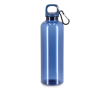 Plastic fles in heldere transparante kleuren 750 ml kleur doorzichtig blauw