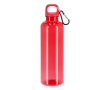 Plastic fles in heldere transparante kleuren 750 ml kleur doorzichtig rood