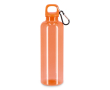 Plastic fles in heldere transparante kleuren 750 ml kleur doorzichtig oranje