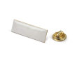 Rechthoekige vergulde metalen speld om te personaliseren 30x10mm kleur goud