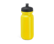 Sportfles van plastic met groot drukoppervlak 620 ml kleur geel