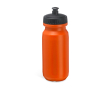 Sportfles van plastic met groot drukoppervlak 620 ml kleur oranje