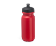 Sportfles van plastic met groot drukoppervlak 620 ml kleur rood