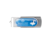 Usb stick met hars druppel kleurendruk kleur grijs