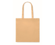 Non-woven RPET boodschappentas met lange hengsels 80 g/m2 kleur ivoor