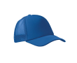 Baseballpet van polyester met foam versteviging 150 g/m² kleur koningsblauw