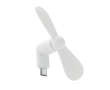 Draagbare ventilator voor telefoon via USB-C-poort kleur wit
